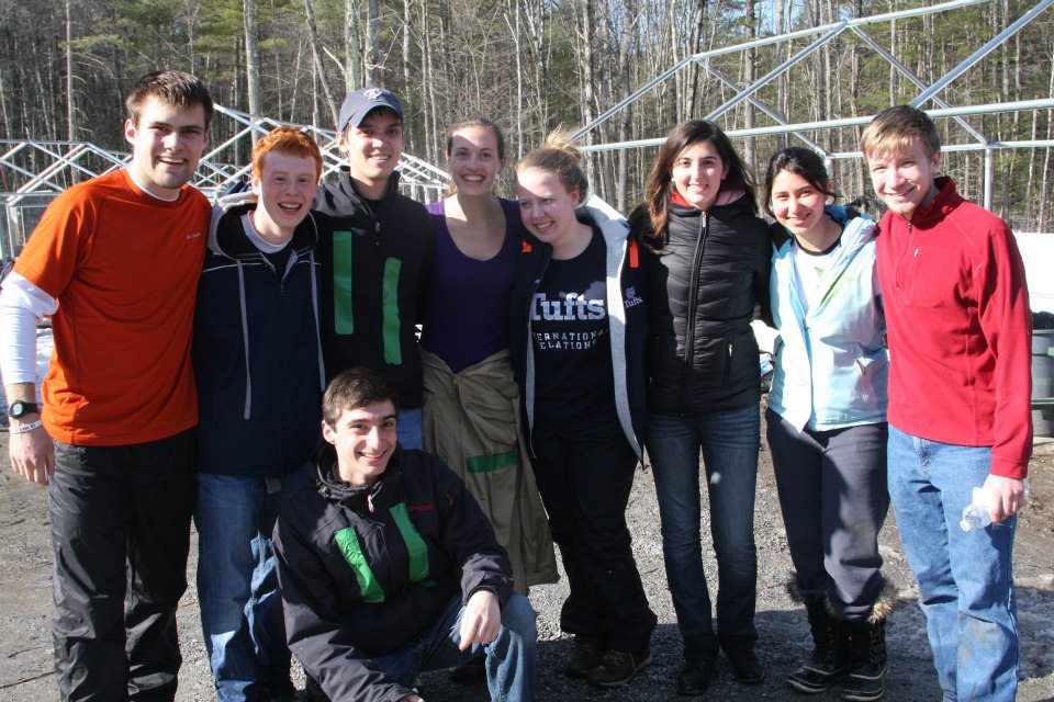 Tufts exec board poses together